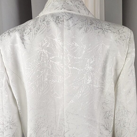 Danillo Mother Of Pearl/White Business Jacket Size 14 - Picture 4 of 10